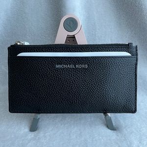 Michael Kors Jet Set Large Slim Card Case - Black